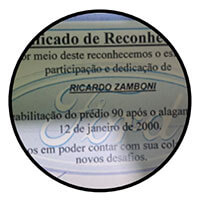 certificado de reconhecimento